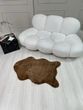 Килим зі штучного хутра Buffalo, коричневий, 70х110