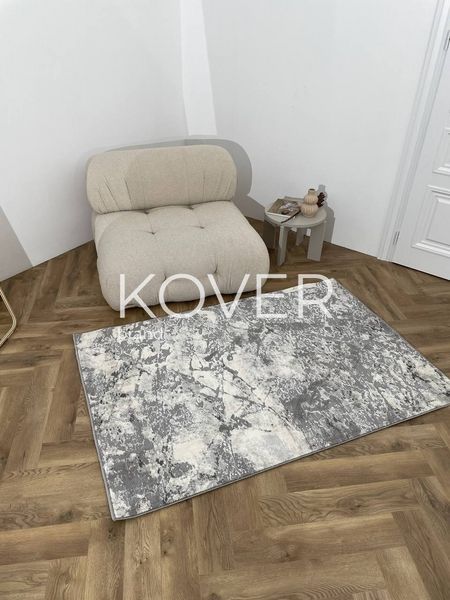 Низьковорсовий килим Draylex, 80x150, сірий А150 фото