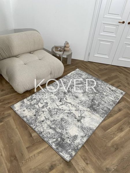 Низьковорсовий килим Draylex, 80x150, сірий А150 фото