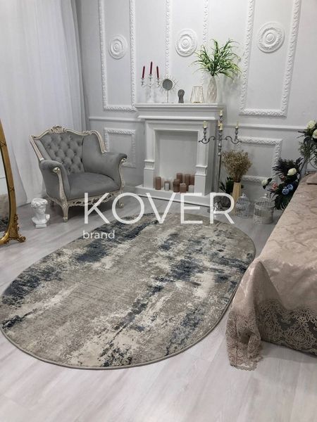 Низьковорсовий килим Chenille, коричневий, 80х150 А16 фото