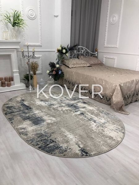 Низьковорсовий килим Chenille, коричневий, 80х150 А16 фото