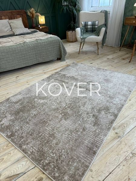 Низьковорсовий килим Zingor, 80x150, бежевий А158 фото
