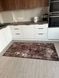 Ковролін Marble Brown, 80х150, темно-коричневий А368 фото 1