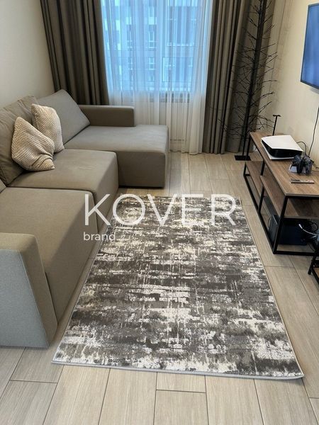 Низьковорсовий килим Polo з переливом, сірий, 80х150 А394 фото