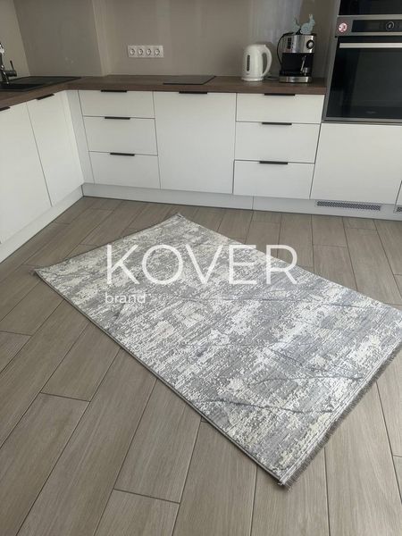 Низьковорсовий килим Primo, сірий, 80х150 А399 фото