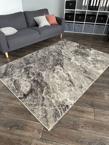 Низьковорсовий килим Loomak, 80х150, коричневий А6 фото