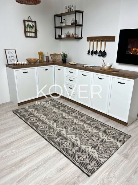 Безворсовий килим Dream Lines 80х150, різнокольоровий А624 фото