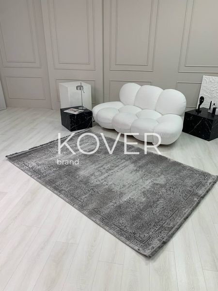 Низьковорсовий килим Zanora, 80x150, сірий А211 фото