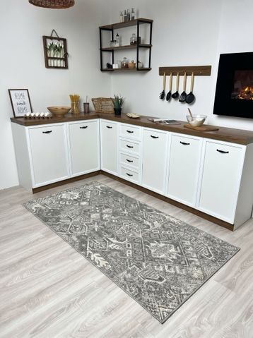 Безворсовий килим Quiet Comfort 80х150, різнокольоровий А620 фото